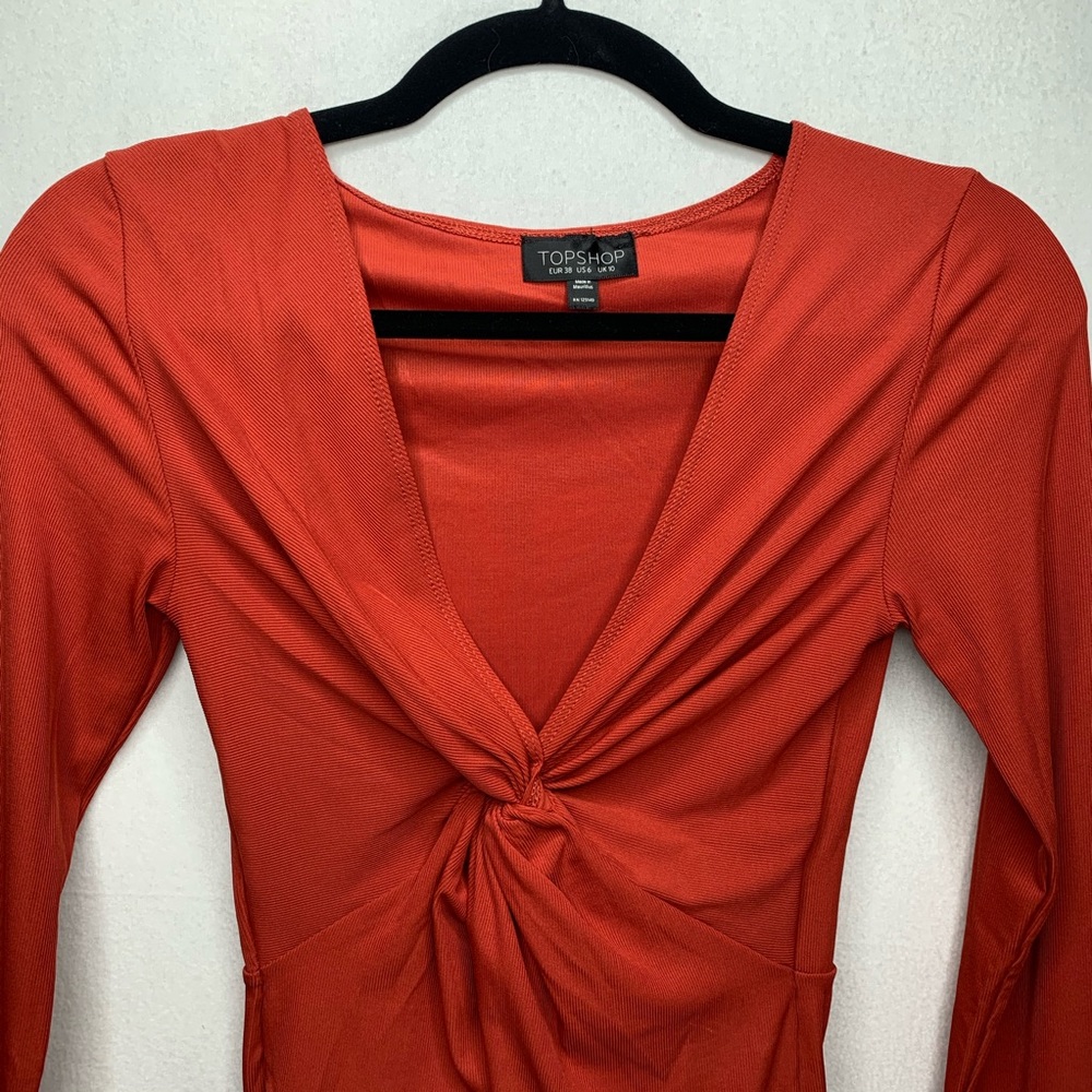 Rust Colored Topshop Bodysuit